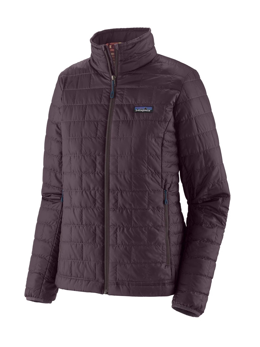 Patagonia Nano Puff Women’s Quilted Puffer Jacket - Obsidian Plum Large EUC
